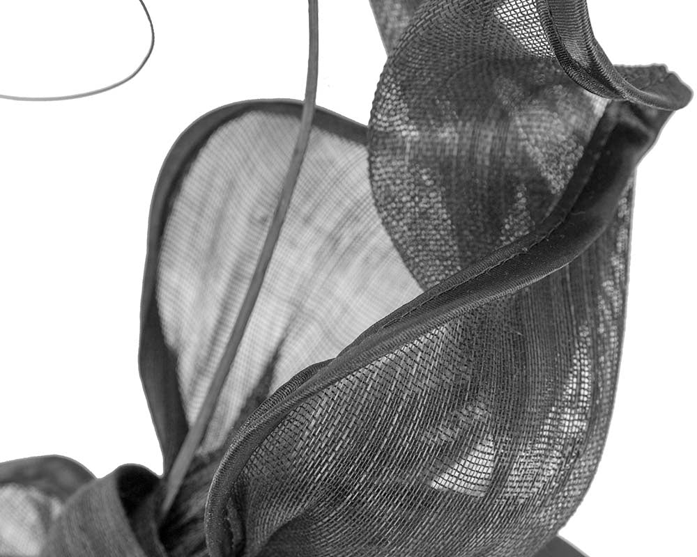 Black racing fascinator by Fillies Collection-2